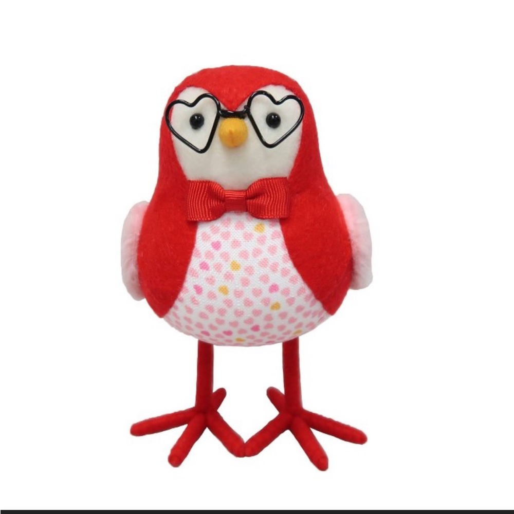 Target Valentine Bird with Heart Glasses